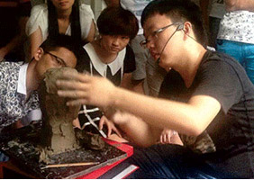 北斗星立體圓雕塑泥課