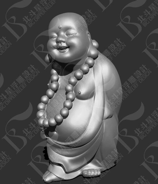 彌勒佛立體浮雕