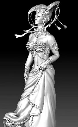 北斗星圓雕老師作品-死亡女神Dead of the Queen