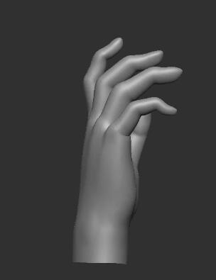ZBrush快速畫手部大型（下）