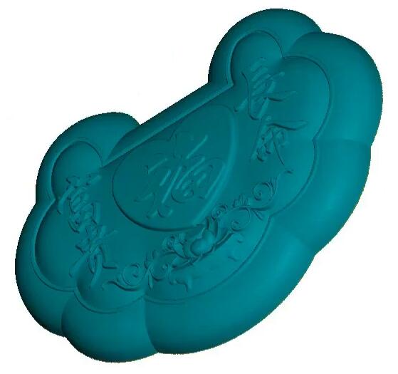 精雕教程-五金浮雕模型背模（長(zhǎng)命鎖）